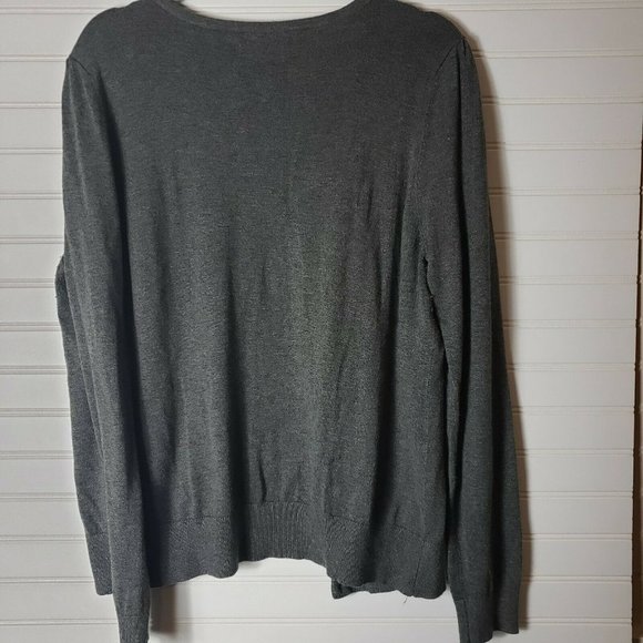 Kenneth Cole Gray Cardigan Sweater Size Large - Picture 8 of 8